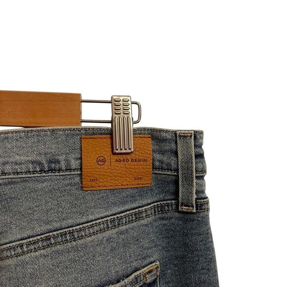 AG-ED Denim Kora High Rise Wide Leg Jeans Med Wash Size 28 - Picture 5 of 8